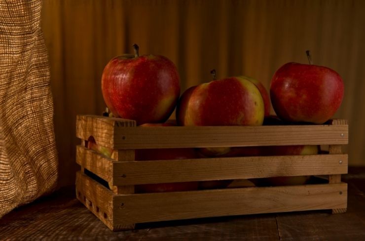 Dunkel und kühl, so haben es Äpfel gerne für eine gute Lagerung.